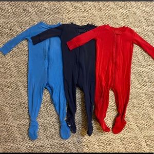 Set of 3 Hanna Andersson Footed Pajamas